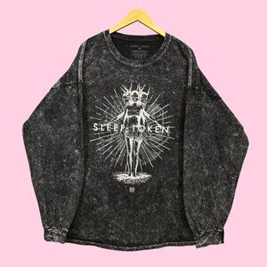Sleep Token Take Me Back to Eden Heavy Metal Band Mineral Wash LS Tee 3XL